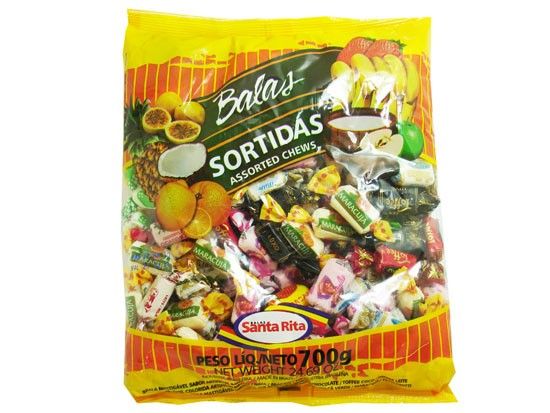 Bala Santa Rita Sortida 600g