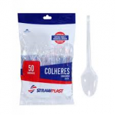 Colher Straw 50 unidades Refeição