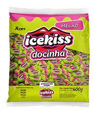 Bala Ice Kiss Melão 600g