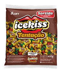 Bala ice kiss Sortida Tentação 600g