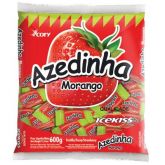 Bala Ice Kiss  Morango Recheada 600g