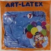 Balão Art Latex 7 cor azul